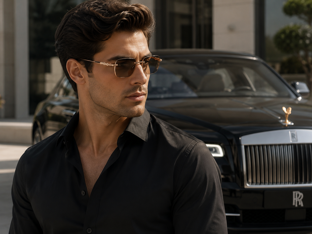 Rolls Royce SS1268 18K plated Rose-Silver-Gold Eyewear  👑