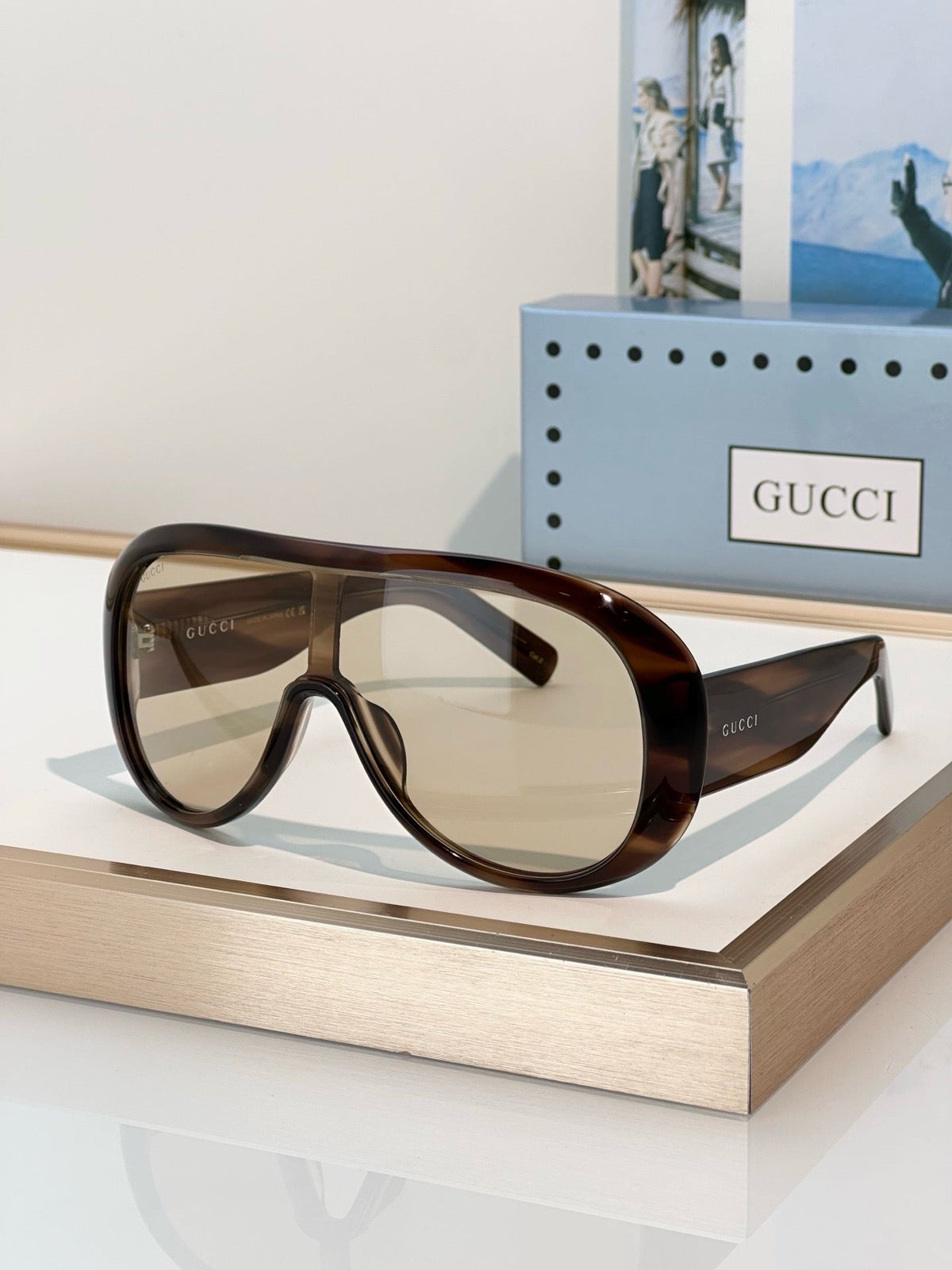 Gucci GG2164 Pilot Women's Sunglasses 🇮🇹