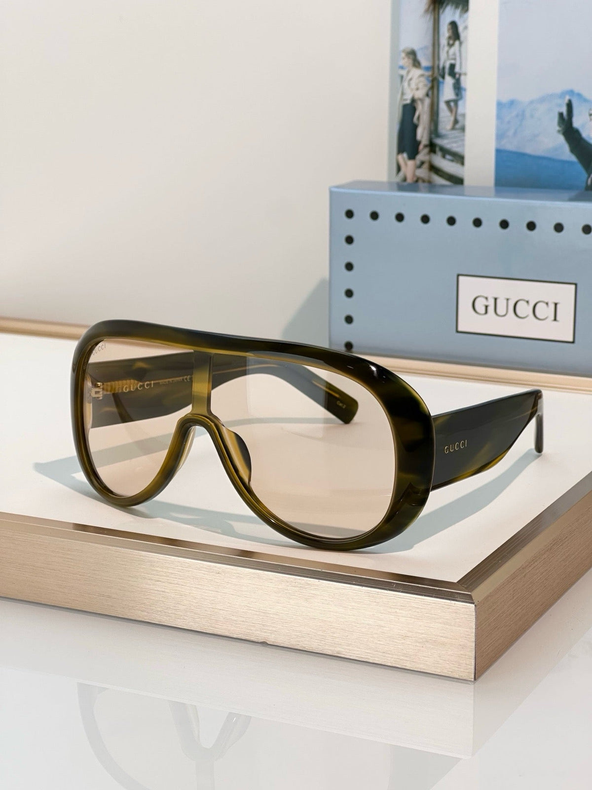 Gucci GG2164 Pilot Women's Sunglasses 🇮🇹