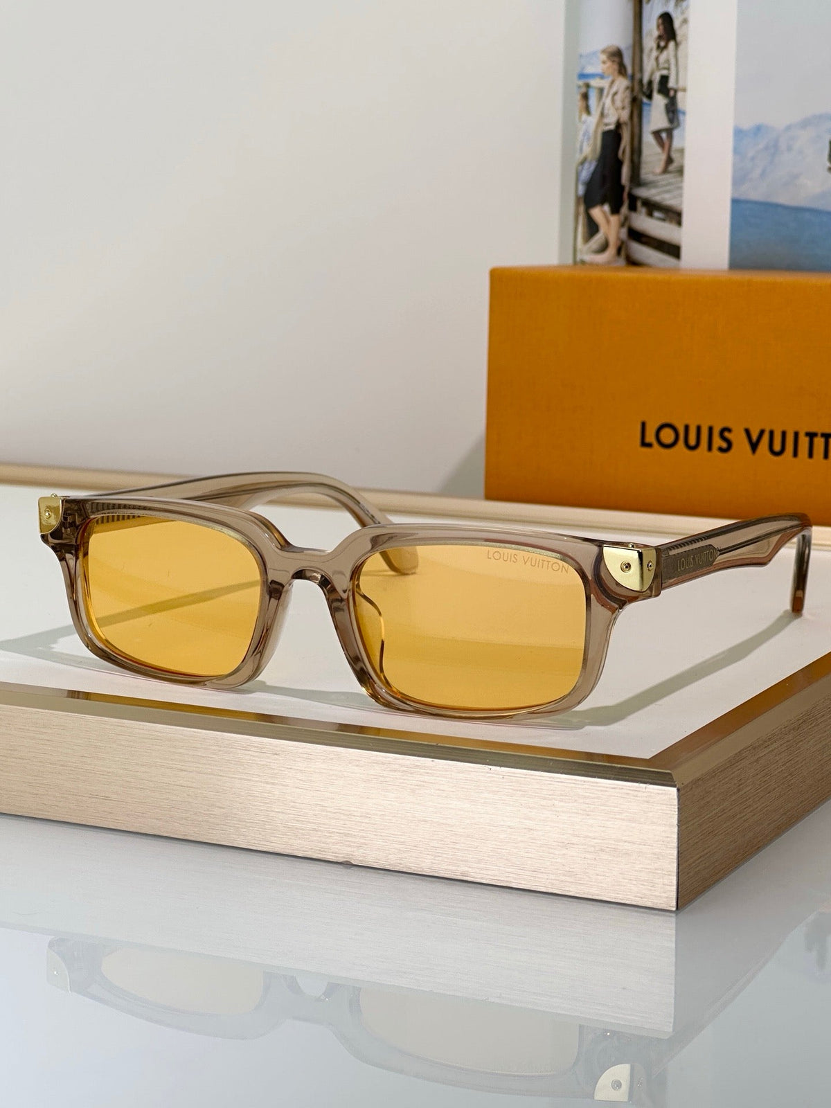 Louis Vuitton Z3595E Now LV Heritage Rectangle Sunglasses ✨