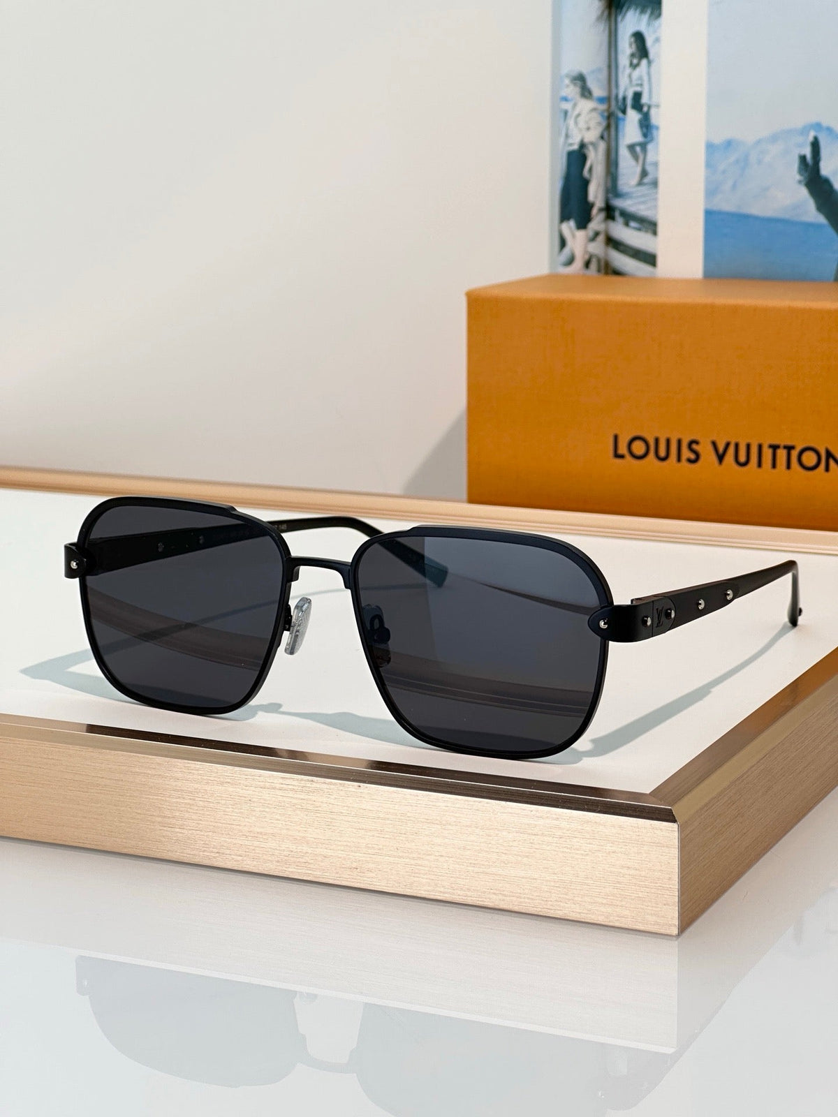Louis Vuitton Z3247U LV Trunk Square Sunglasses ✨