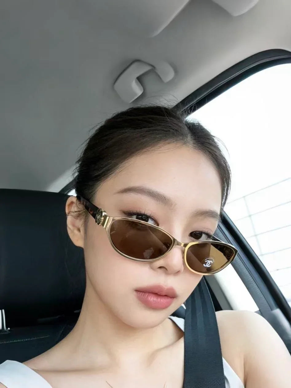 CHANEL 4166 Camellia Rectangle Sunglasses Eyewear  🖤