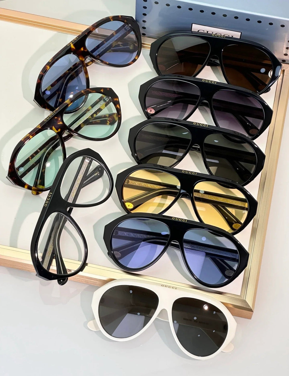 Gucci GG0479S 002 Aviator Oversized Sunglasses 🇮🇹