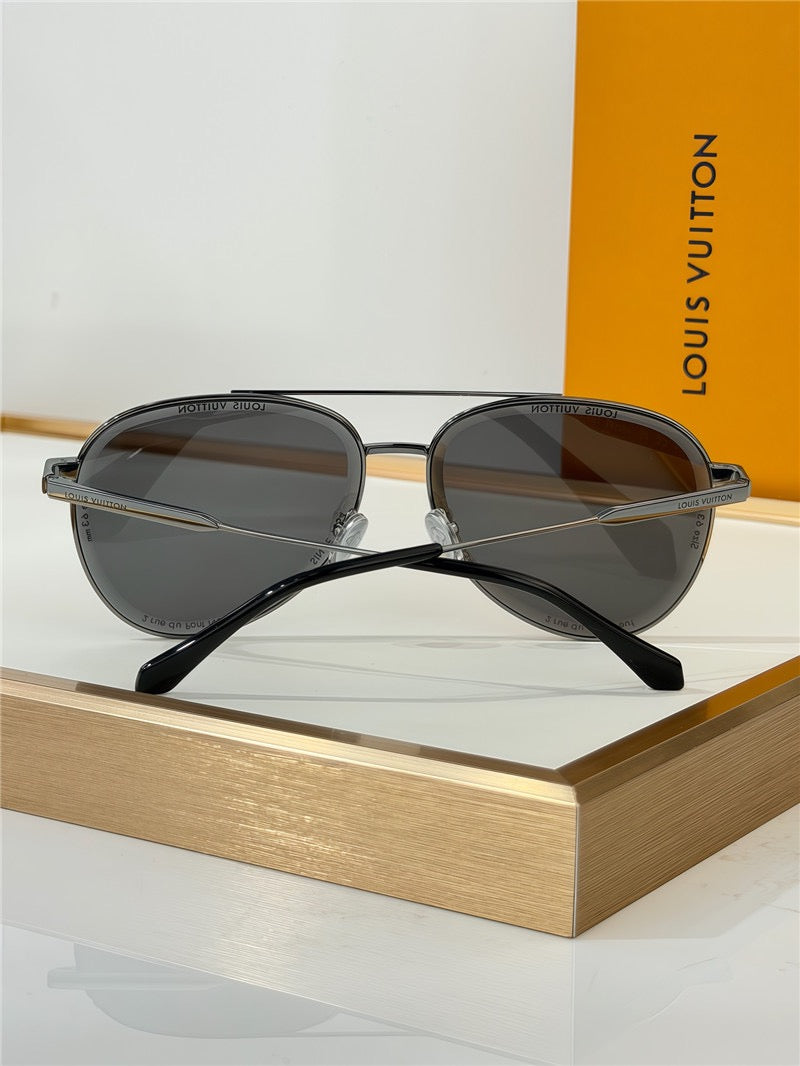 Louis Vuitton Z2636U LV Super Vision Metal Pilot Sunglasses ✨