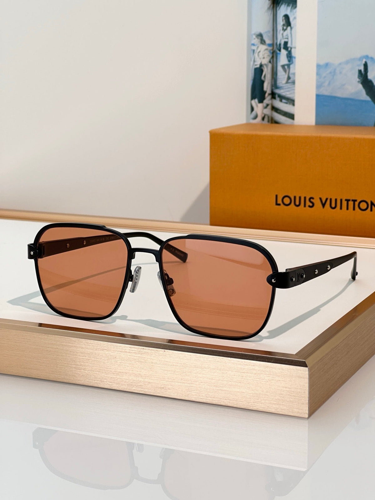 Louis Vuitton Z3247U LV Trunk Square Sunglasses ✨