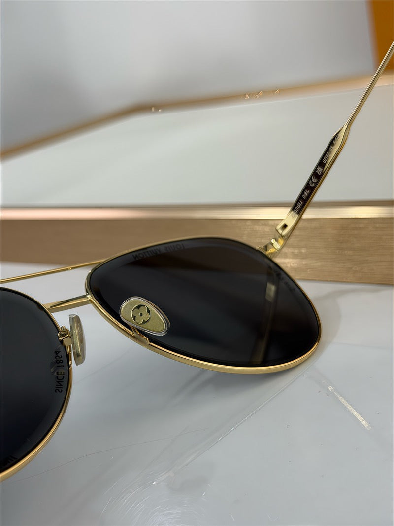 Louis Vuitton Z2636U LV Super Vision Metal Pilot Sunglasses ✨