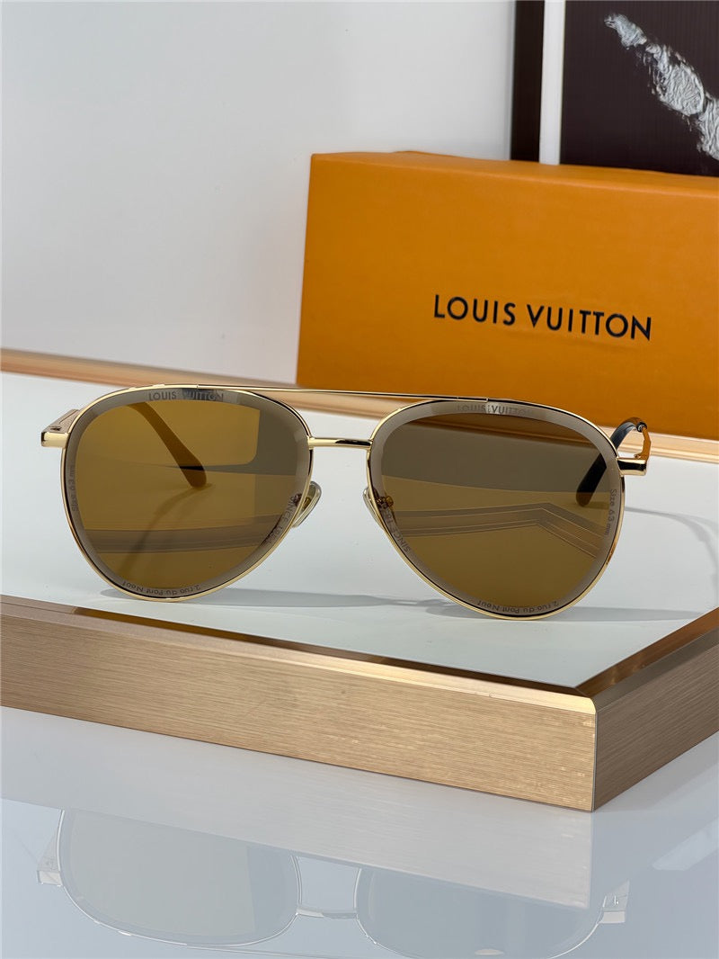 Louis Vuitton Z2636U LV Super Vision Metal Pilot Sunglasses ✨