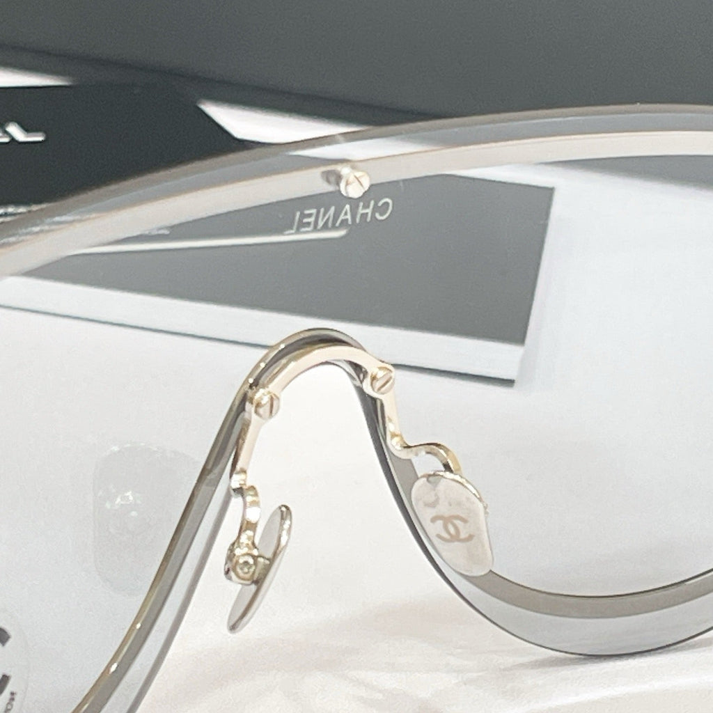 CHANEL 9583 EXCLUSIVE SHIELD Sunglasses Eyewear  🖤