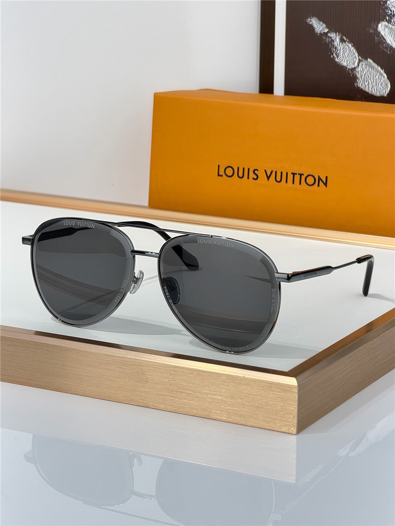 Louis Vuitton Z2636U LV Super Vision Metal Pilot Sunglasses ✨