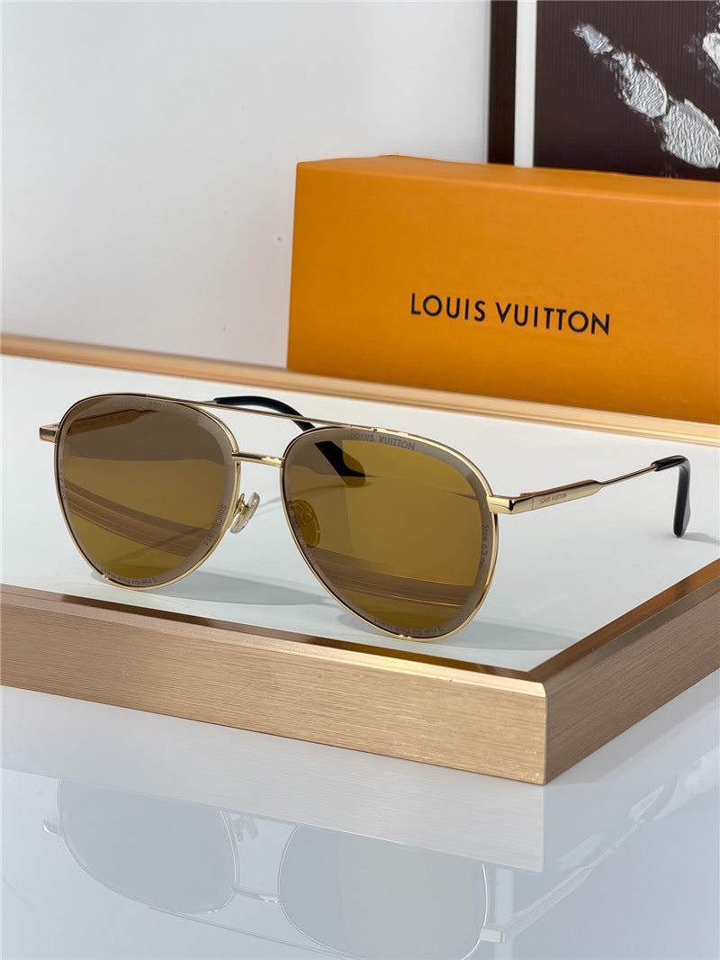 Louis Vuitton Z2636U LV Super Vision Metal Pilot Sunglasses ✨