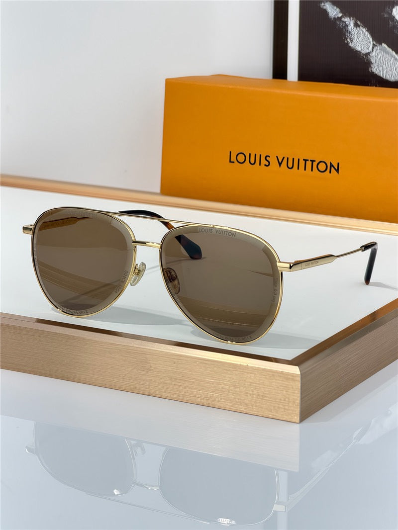 Louis Vuitton Z2636U LV Super Vision Metal Pilot Sunglasses ✨