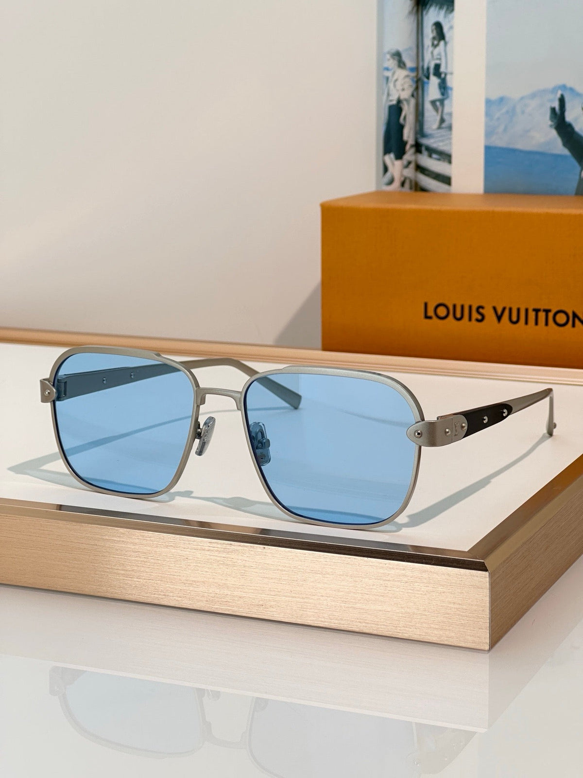 Louis Vuitton Z3247U LV Trunk Square Sunglasses ✨