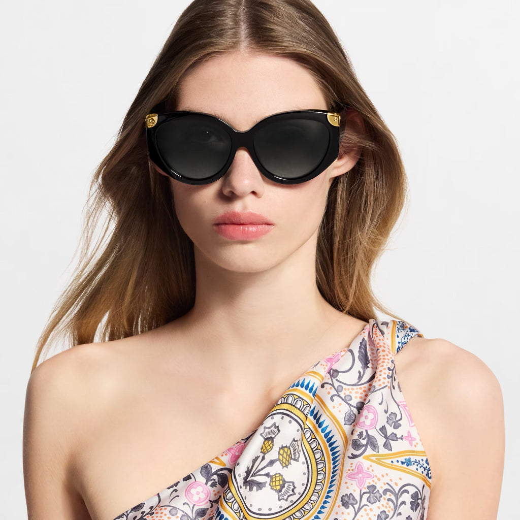 Louis Vuitton Z3340W LV Trunk Cat Eye Sunglasses✨