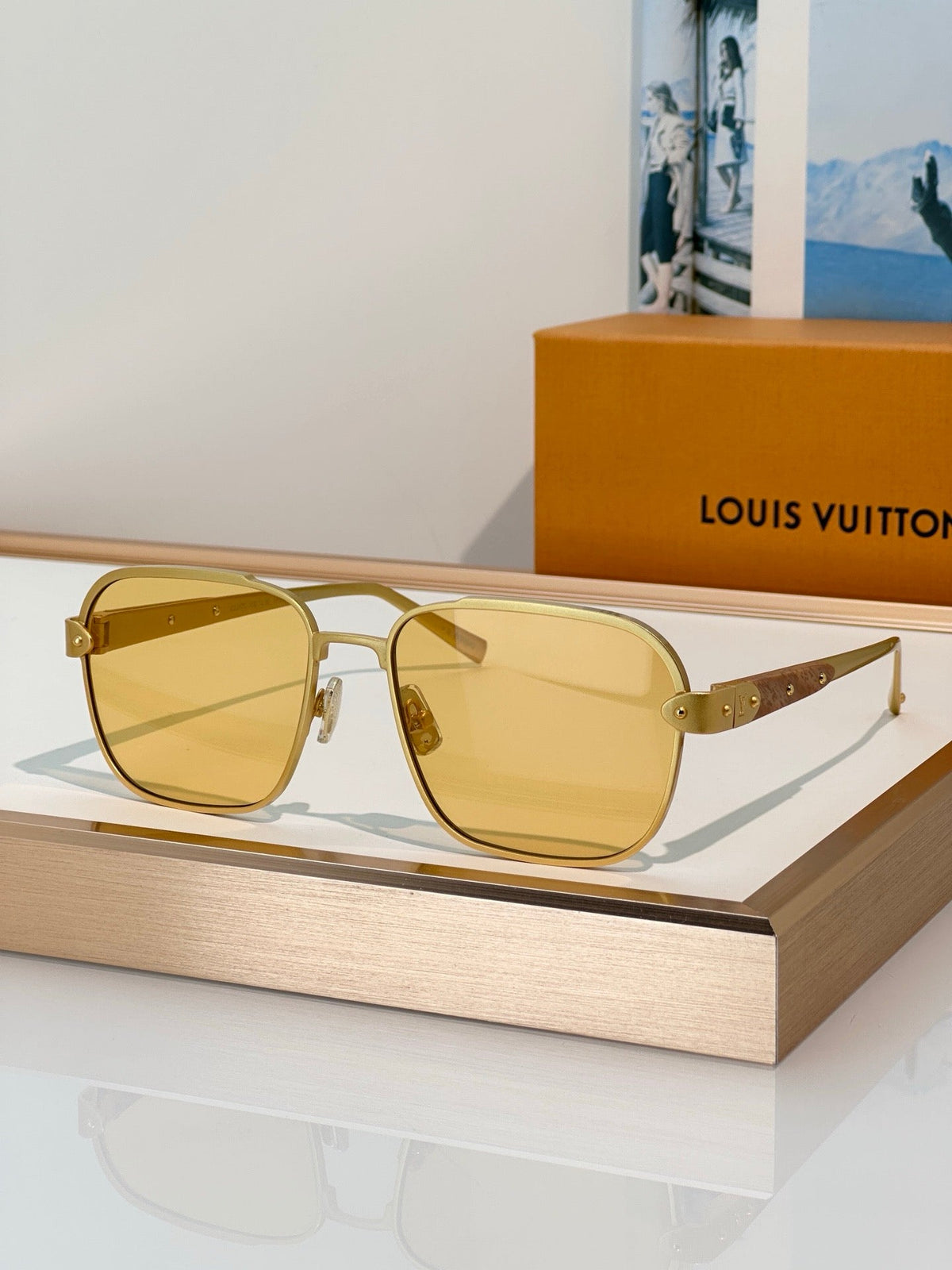 Louis Vuitton Z3247U LV Trunk Square Sunglasses ✨
