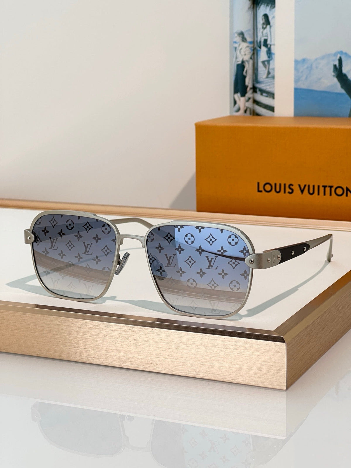 Louis Vuitton Z3247U LV Trunk Square Sunglasses ✨