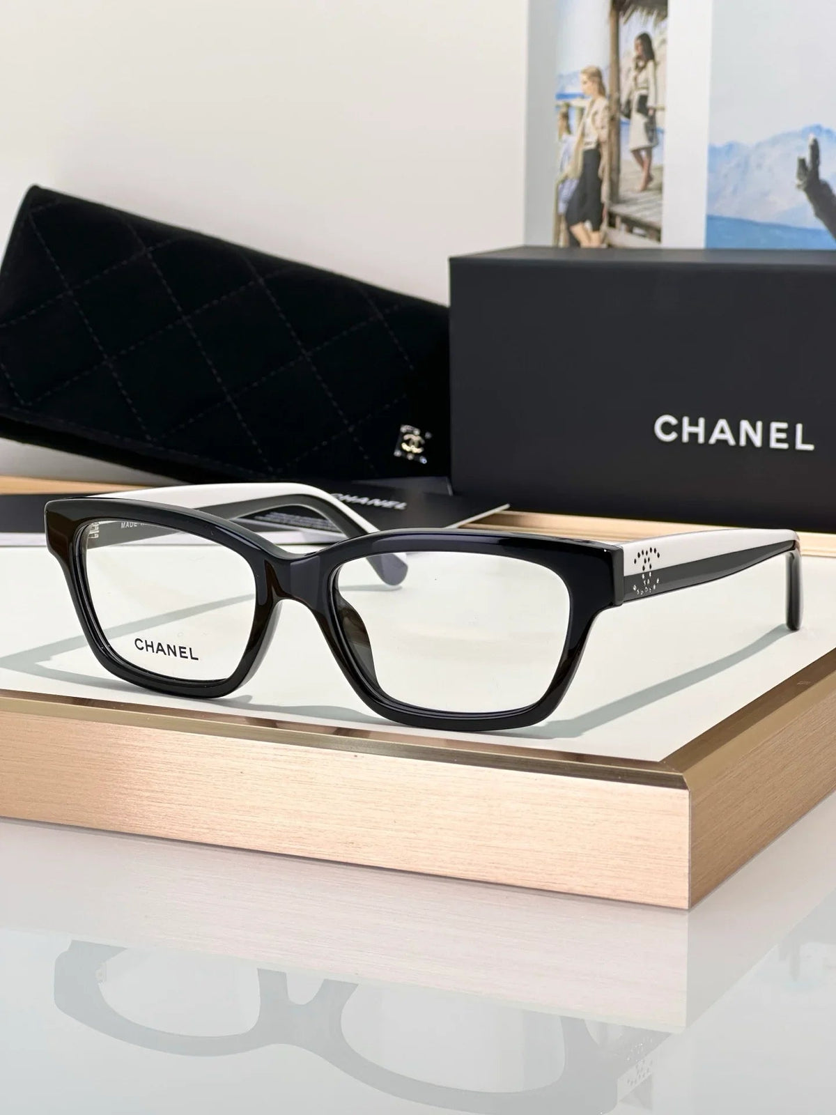 CHANEL 3503B RECTANGLE EYEGLASSES Eyewear  🖤