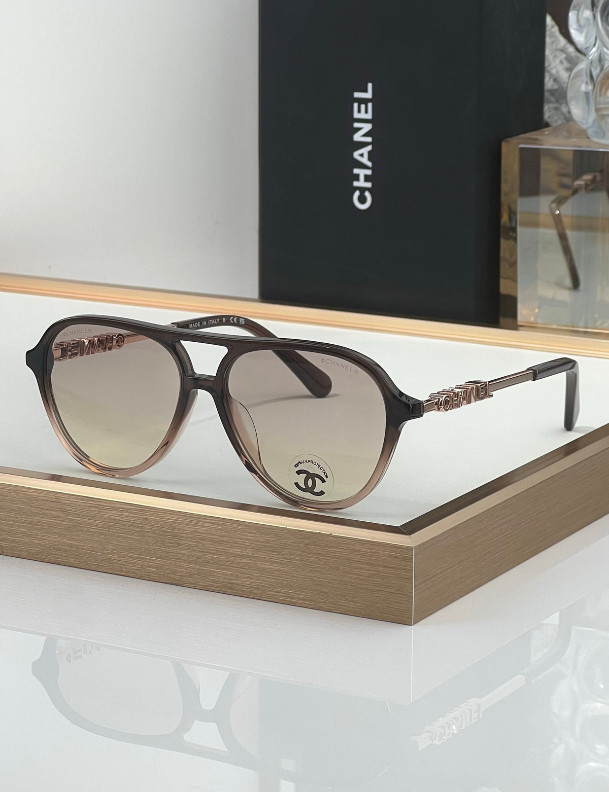 CHANEL3504 Pilot Sunglasses Chanel Eyewear  🖤