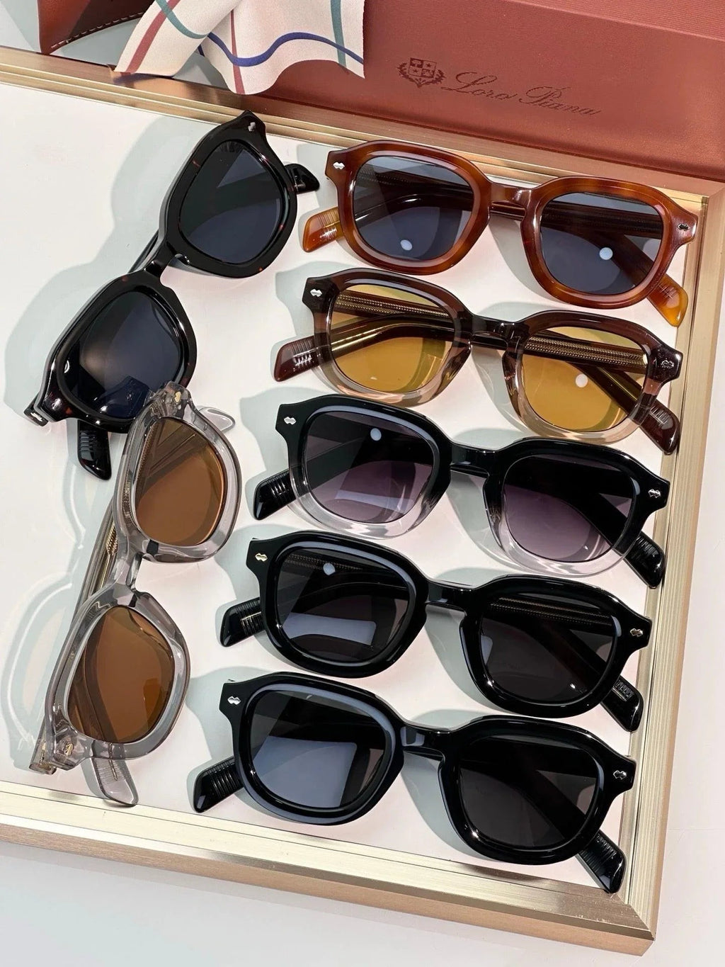 Loro Piana André Acetate  Unisex Sunglasses 🍂