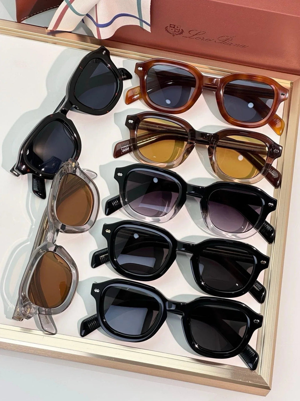 Loro Piana André Acetate  Unisex Sunglasses 🍂