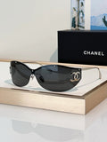 CHANEL 9582 EXCLUSIVE SHIELD Sunglasses Eyewear  🖤