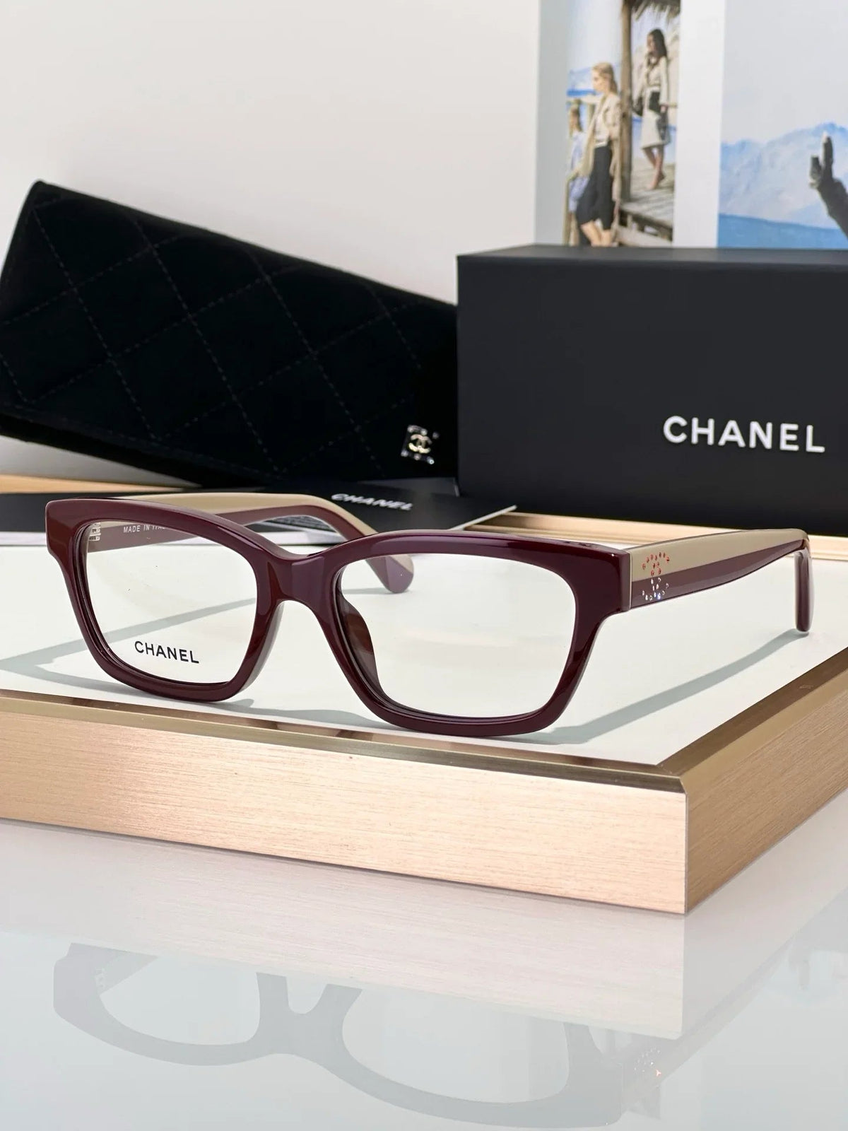 CHANEL 3503B RECTANGLE EYEGLASSES Eyewear  🖤