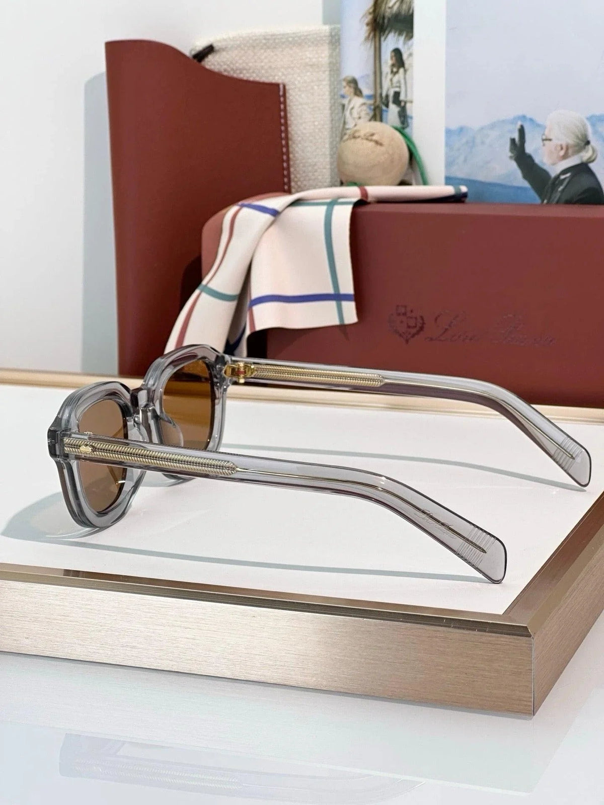 Loro Piana André Acetate  Unisex Sunglasses 🍂