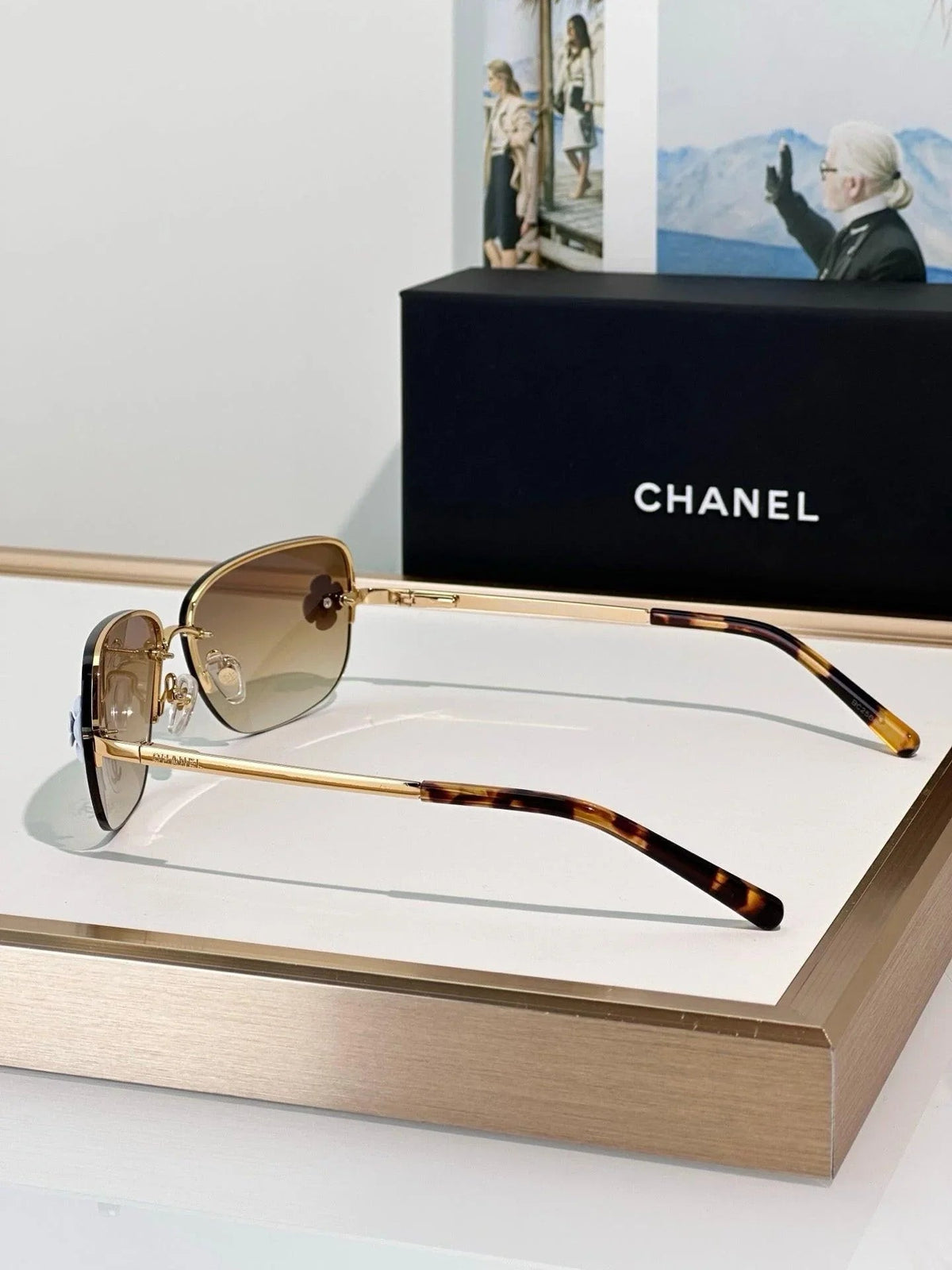 CHANEL Camellia 4135 C126 8G SUNGLASSES   🖤