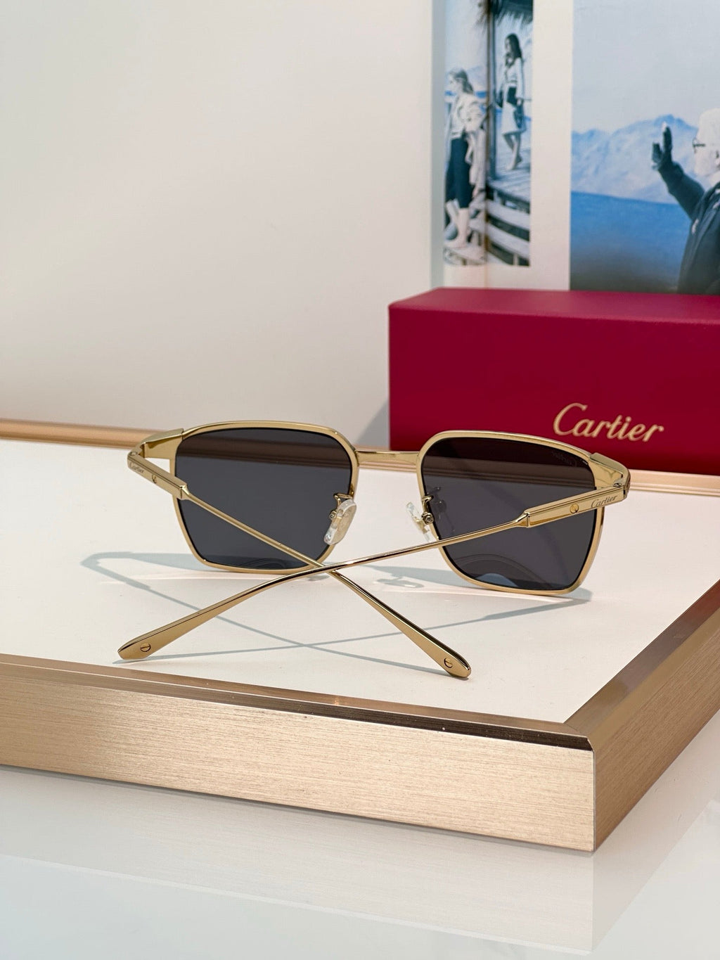 Cartier PREMIÈRE DE CARTIER CT0614O 002 Titanium Sunglasses 🐆