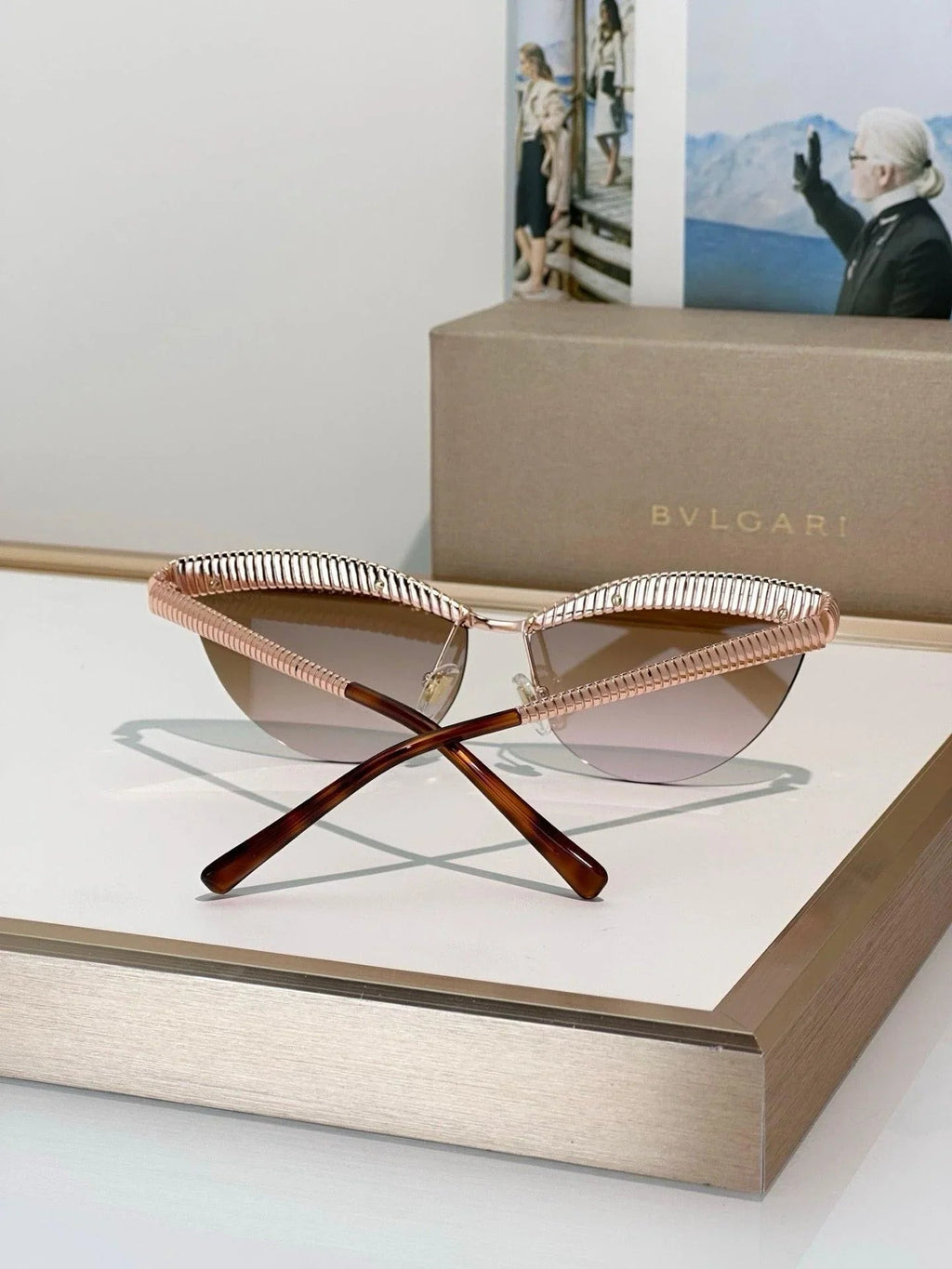 '- BVLGARI Bvlgari Tubogas BV 40056U Sunglasses ✨