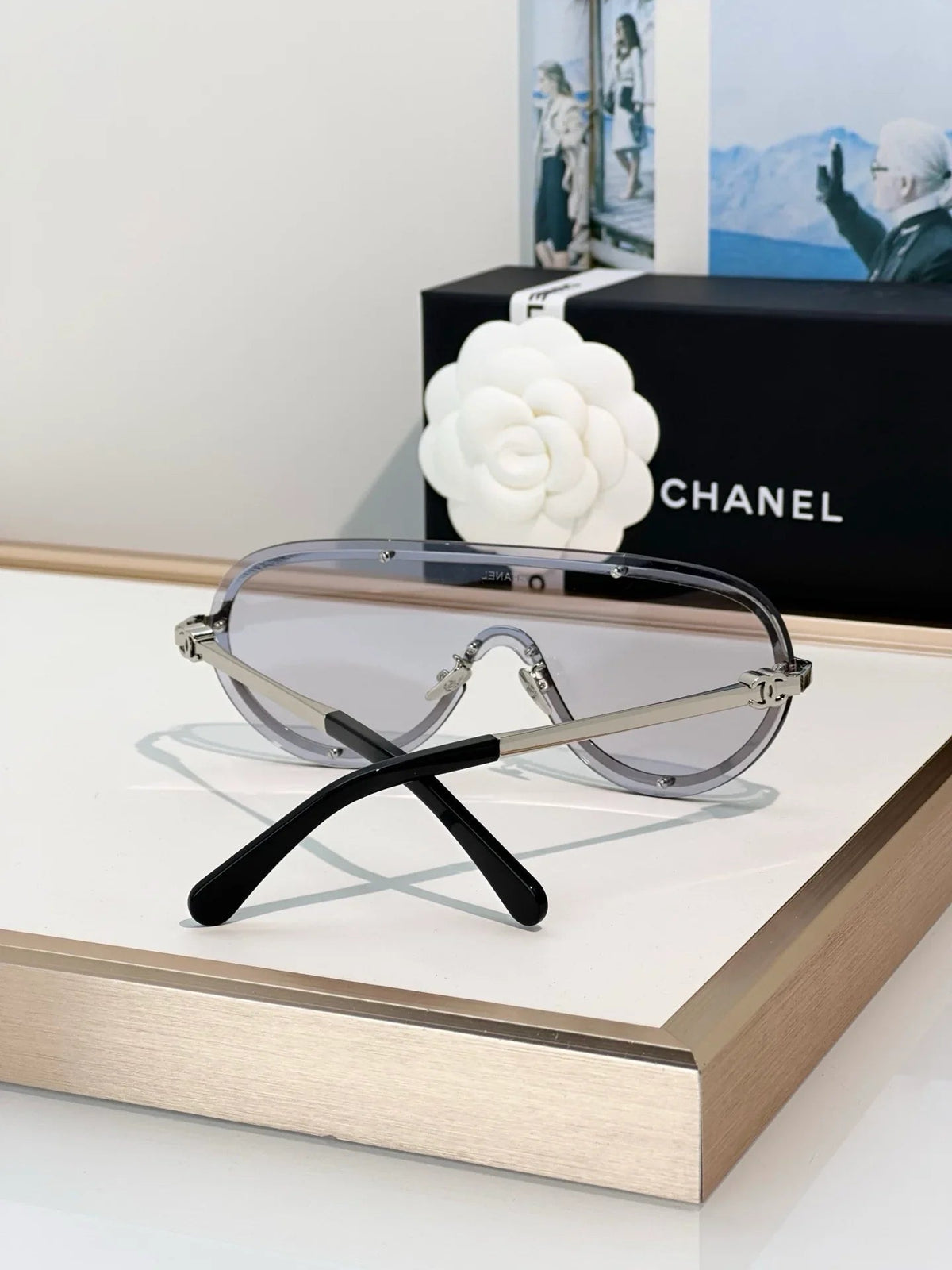 CHANEL A71786 X01060 L2551 Shield Sunglasses Chanel Eyewear  🖤