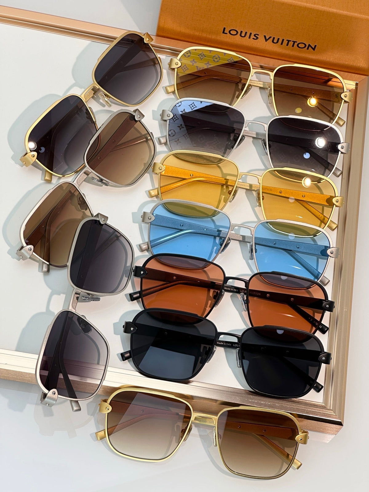 Louis Vuitton Z3247U LV Trunk Square Sunglasses ✨