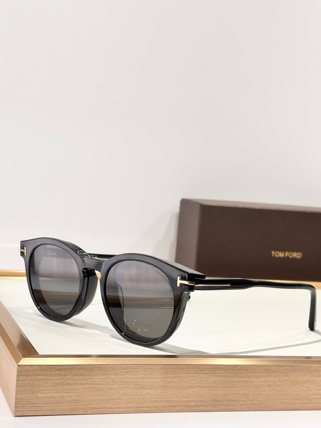 TOM FORD 5823-H 001 50  Blue Light Eyewear & Magnetic Clip-On Sunglasses  🔱
