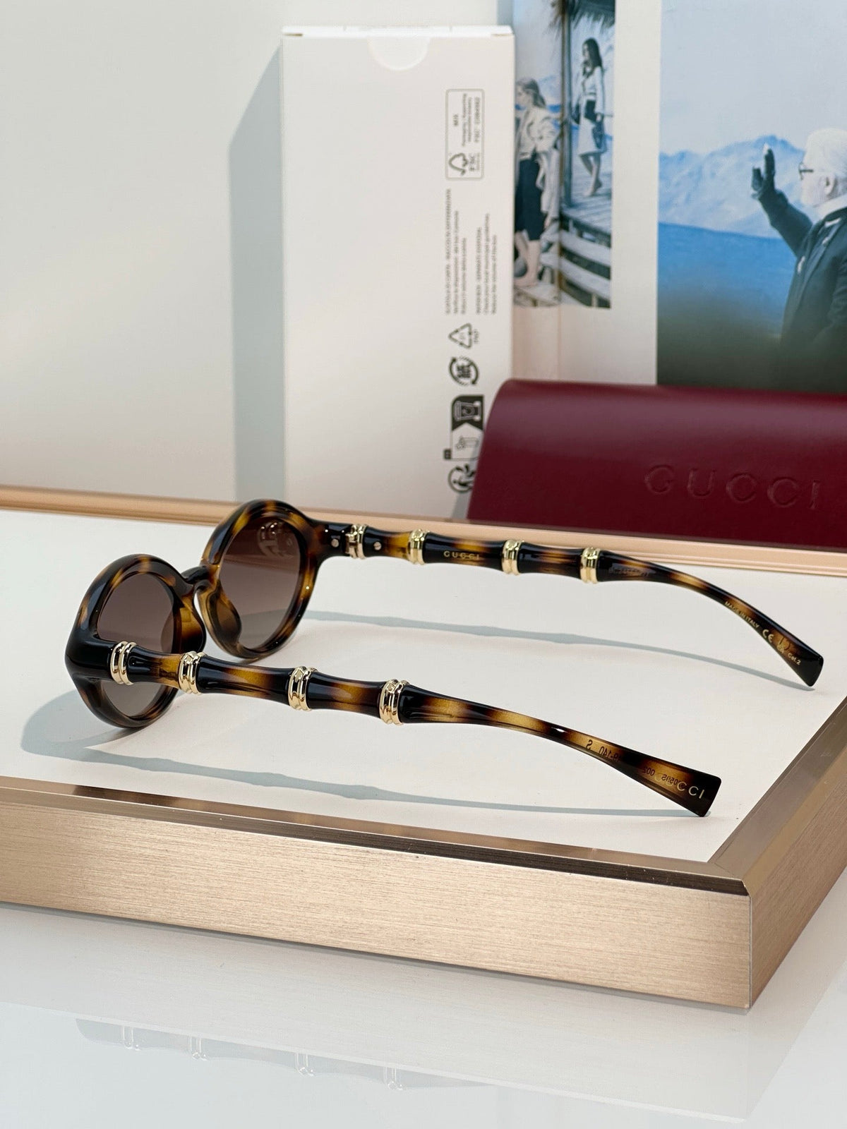 Gucci GG2059S Oval frame Sunglasses 🇮🇹