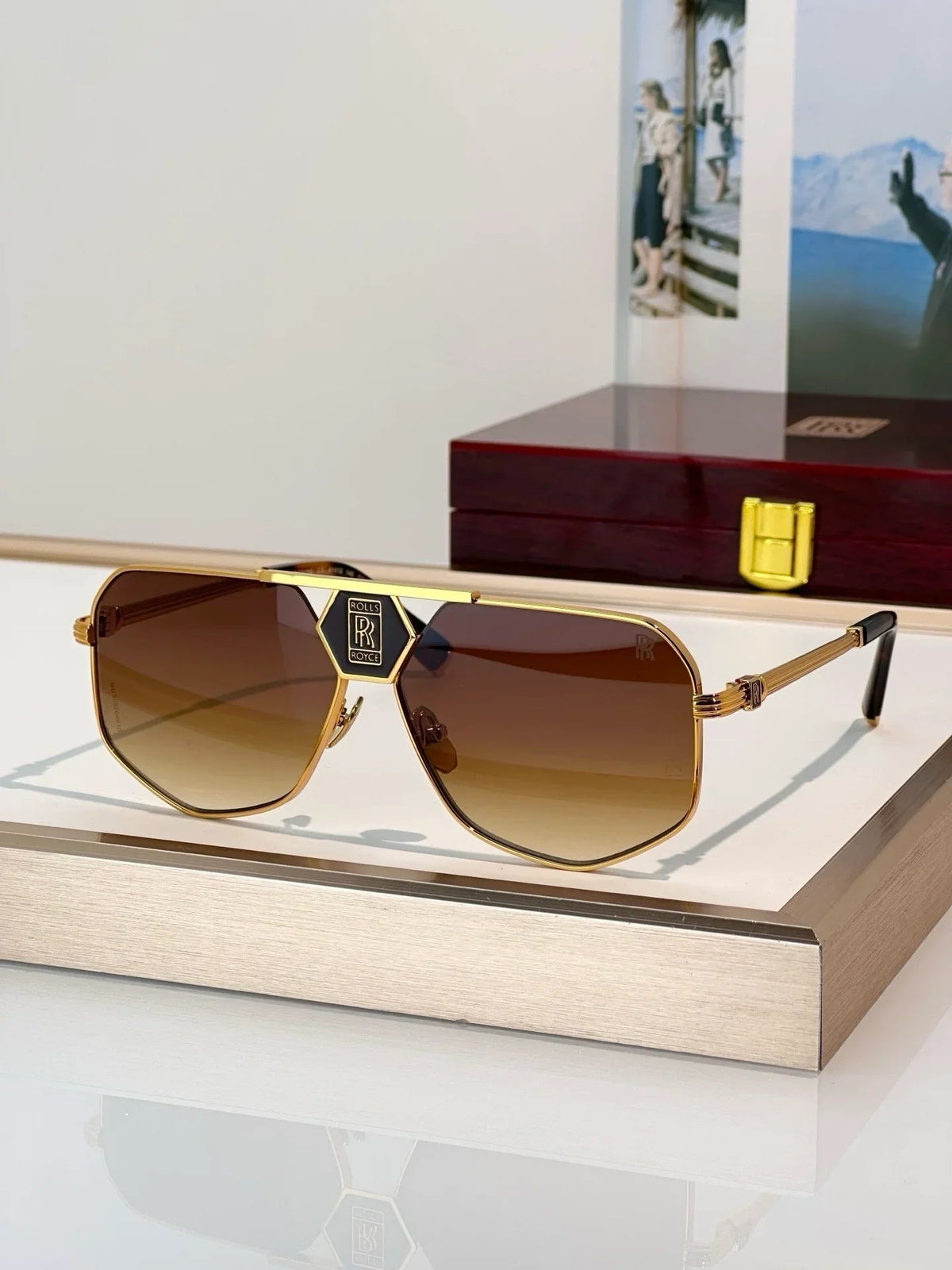 Rolls Royce SS1243 18K plated Rose-Silver-Gold Eyewear  👑