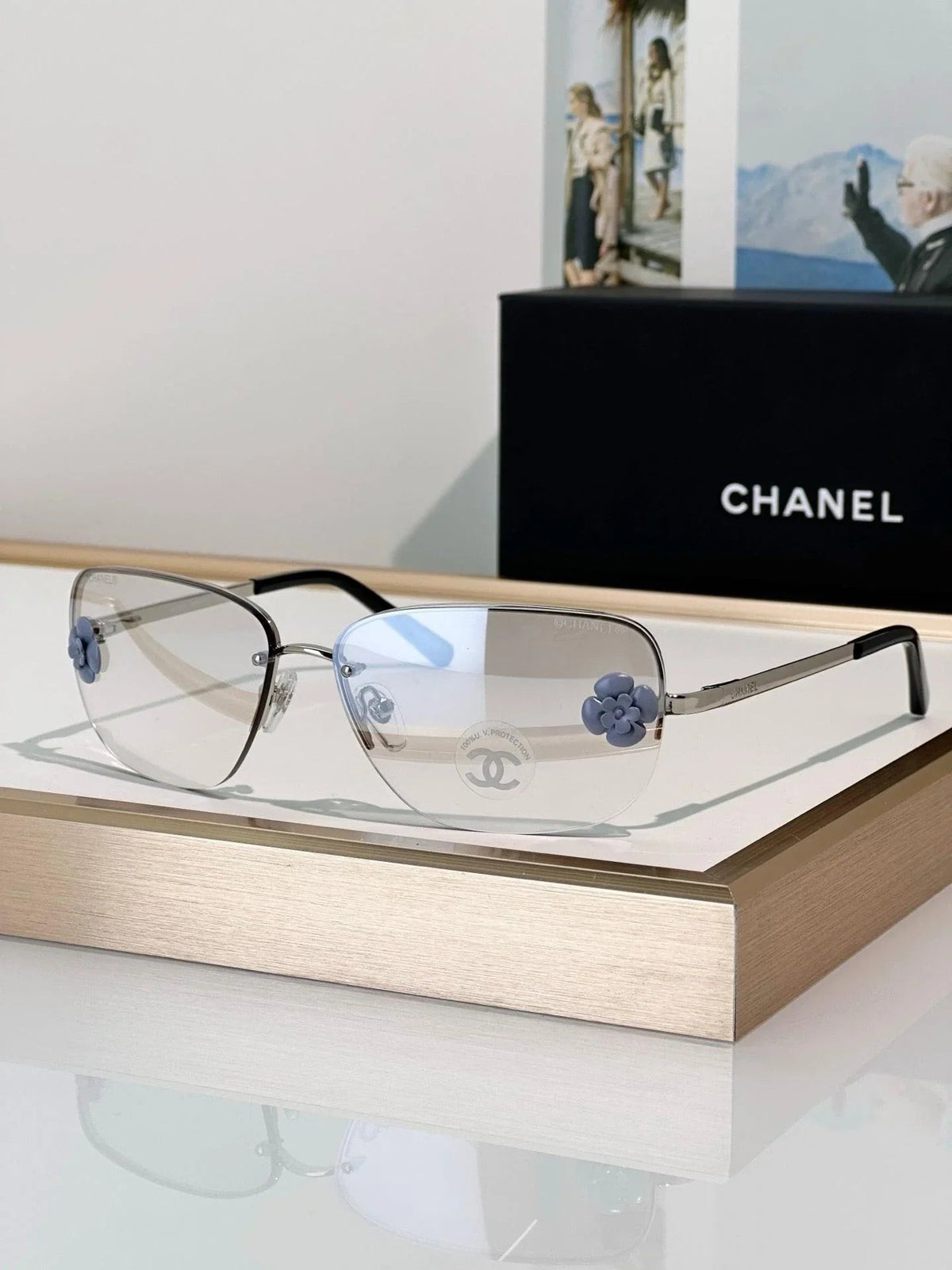 CHANEL Camellia 4135 C126 8G SUNGLASSES   🖤