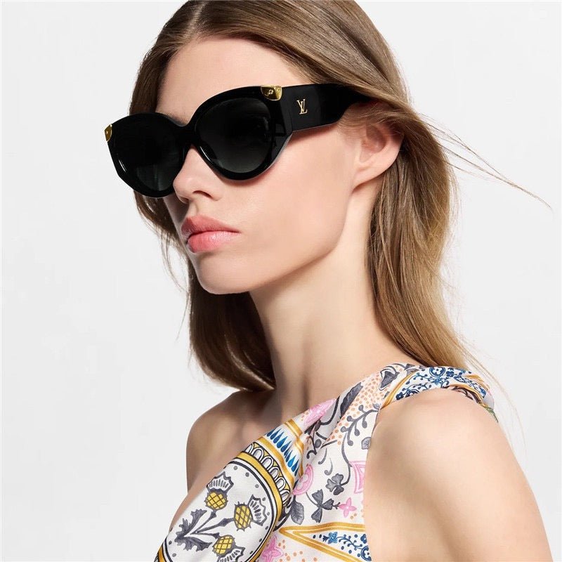 Louis Vuitton Z3339E LV Trunk Cat Eye Sunglasses ✨