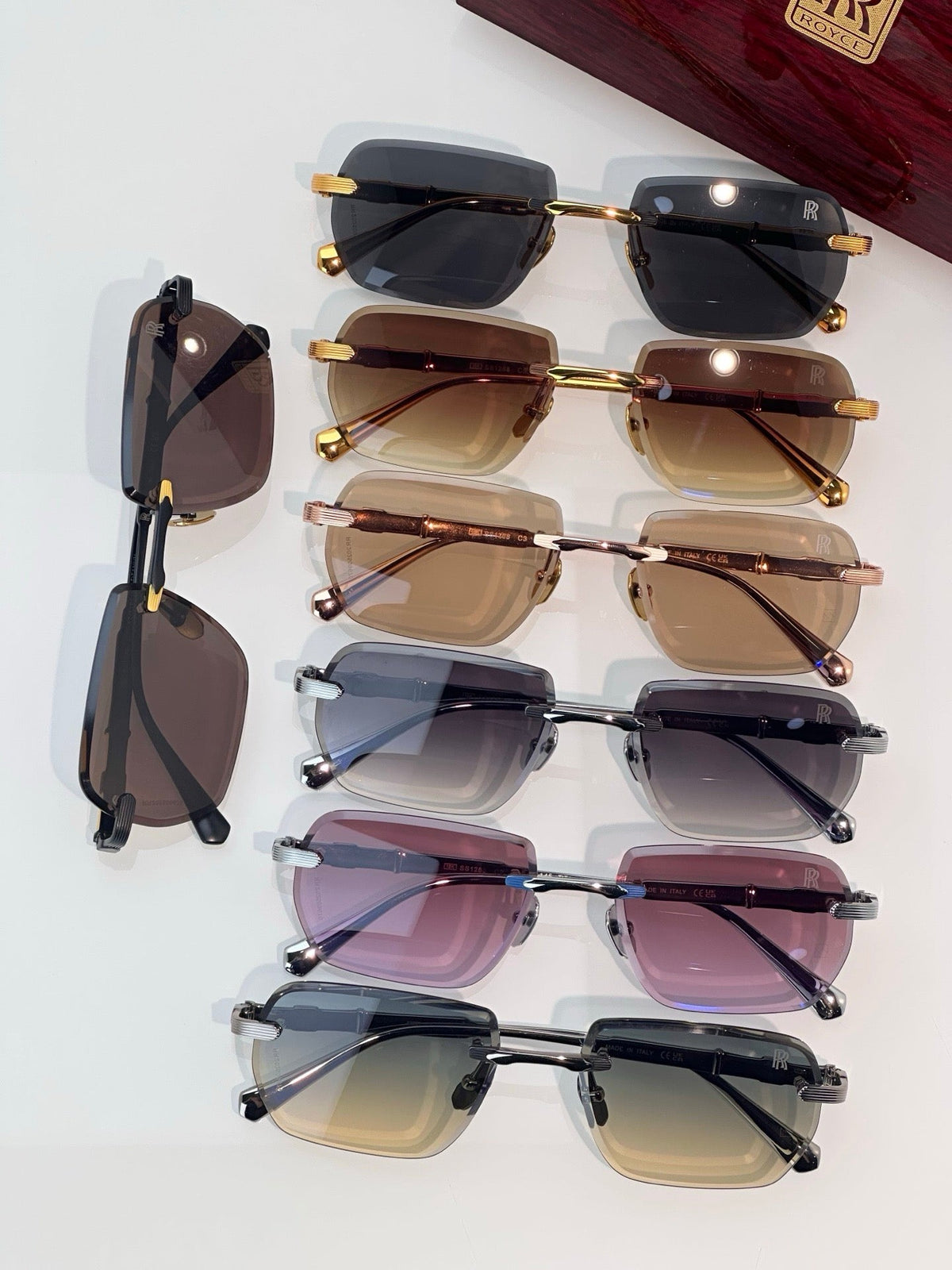 Rolls Royce SS1268 18K plated Rose-Silver-Gold Eyewear  👑