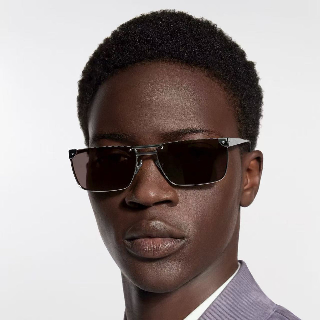 Louis Vuitton Z3206U LV Heritage Metal Low Square Sunglasses  ✨
