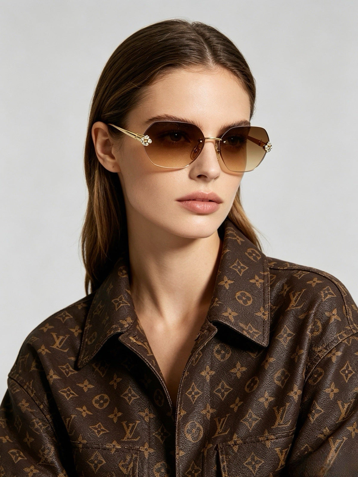Louis Vuitton Z3324U New LV Comet Rectangular Sunglasses✨