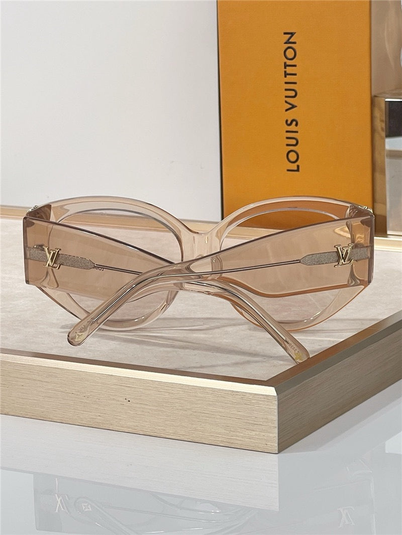Louis Vuitton Z3339E LV Trunk Cat Eye Sunglasses ✨