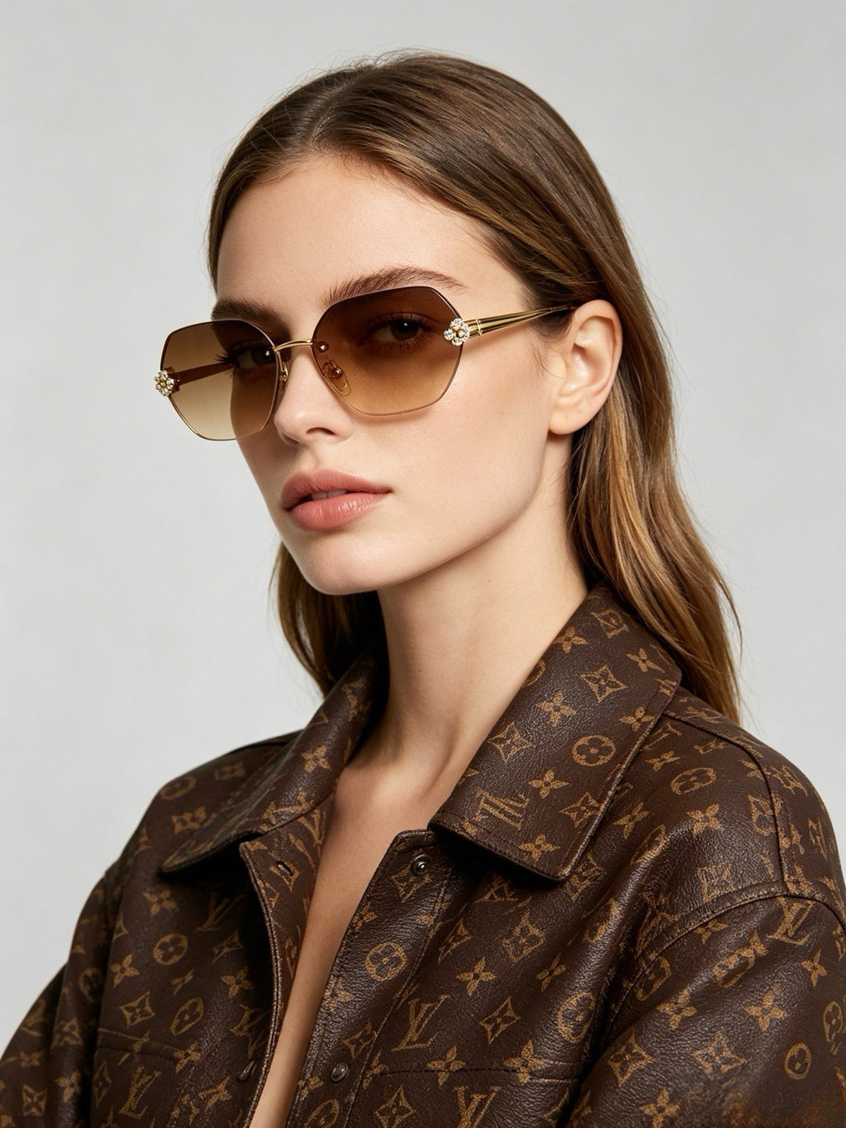 Louis Vuitton Z3324U New LV Comet Rectangular Sunglasses✨