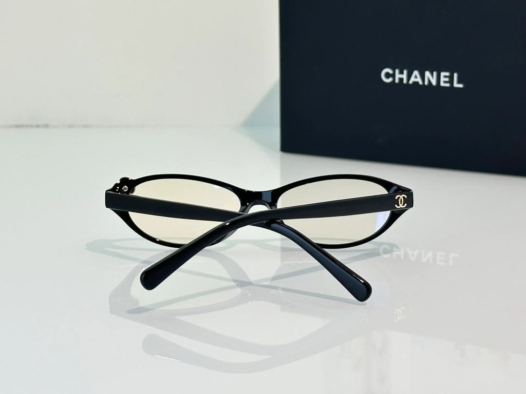 CHANEL 3099 Eyeglasses Camellia CC logo cateye frame Eyewear  🖤