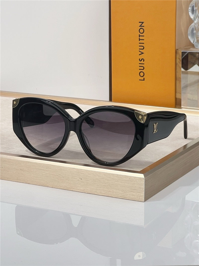 Louis Vuitton Z3339E LV Trunk Cat Eye Sunglasses ✨