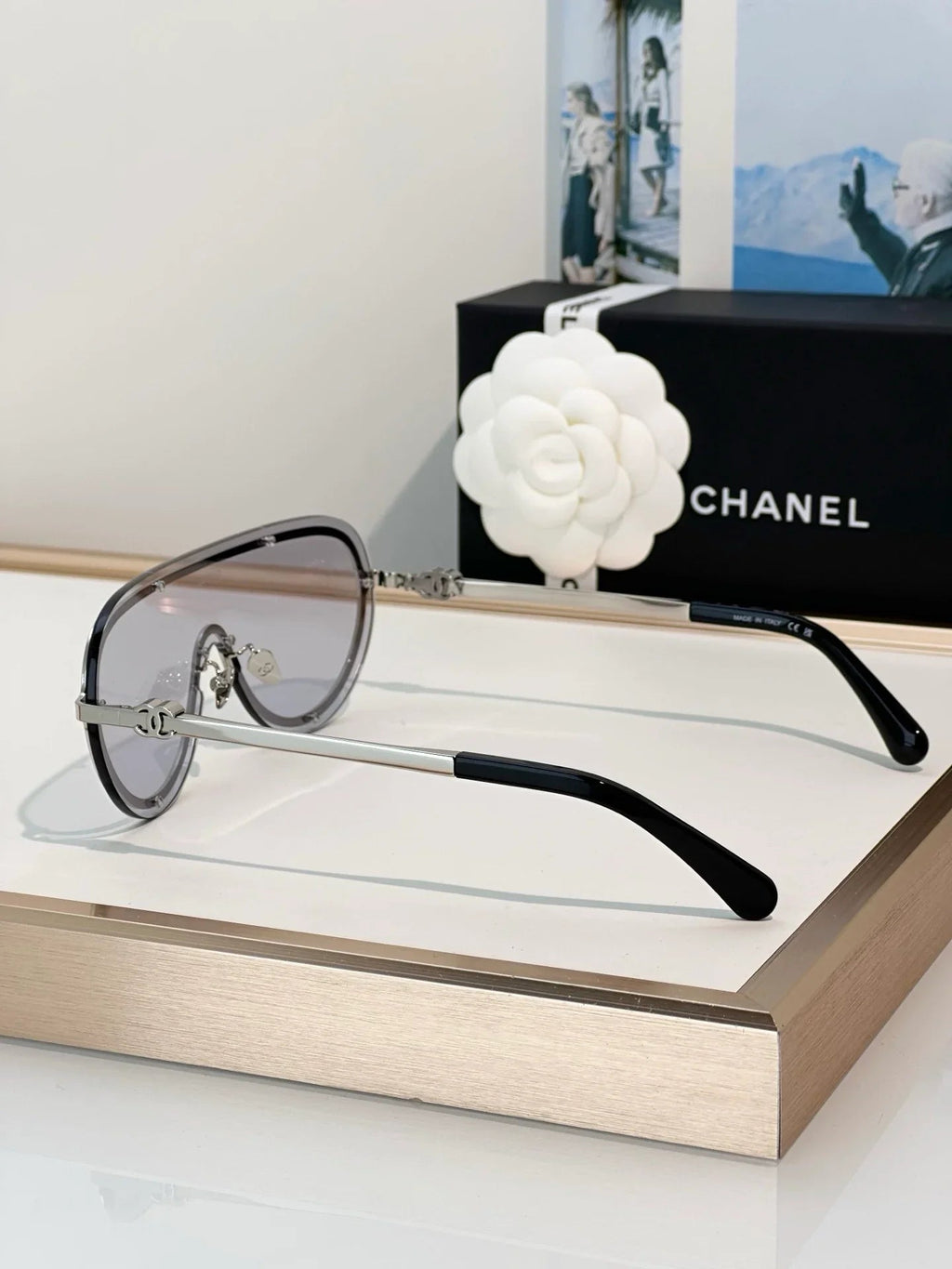 CHANEL A71786 X01060 L2551 Shield Sunglasses Chanel Eyewear  🖤
