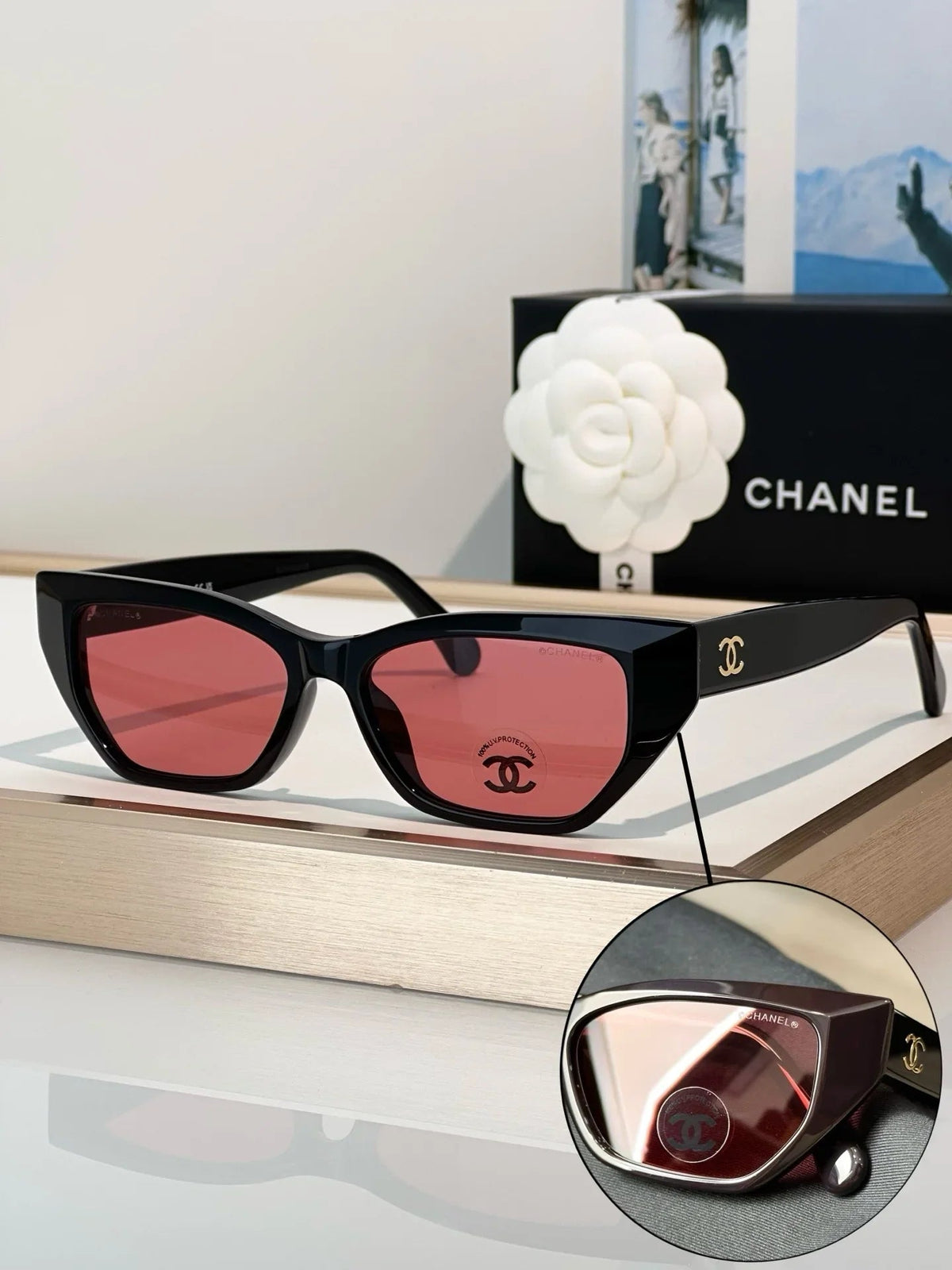 CHANEL 9186 EXCLUSIVE CAT EYE Sunglasses Chanel Eyewear  🖤