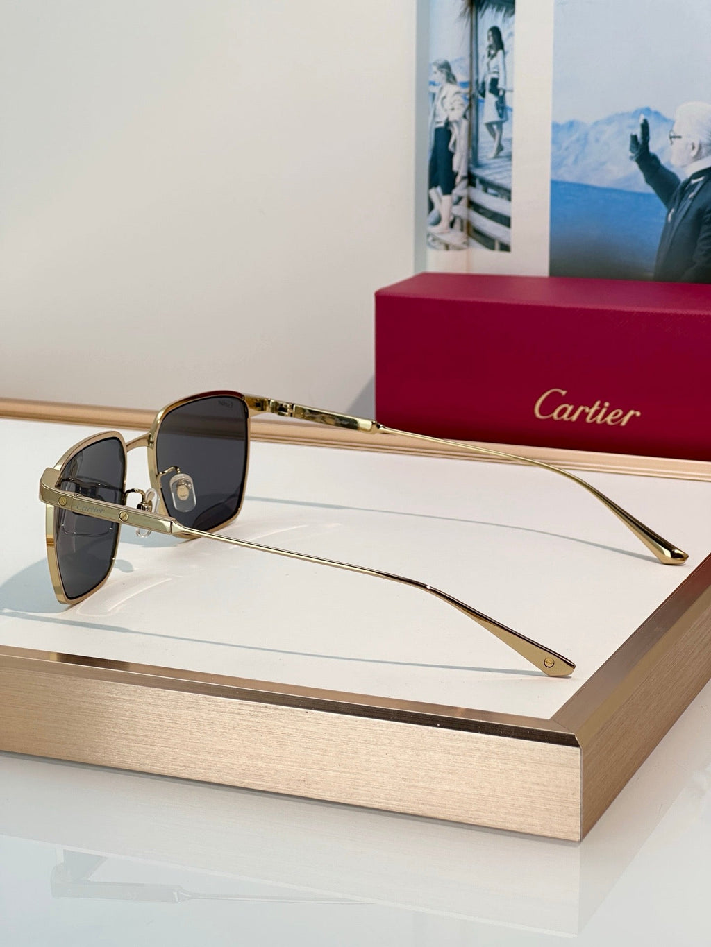 Cartier PREMIÈRE DE CARTIER CT0614O 002 Titanium Sunglasses 🐆