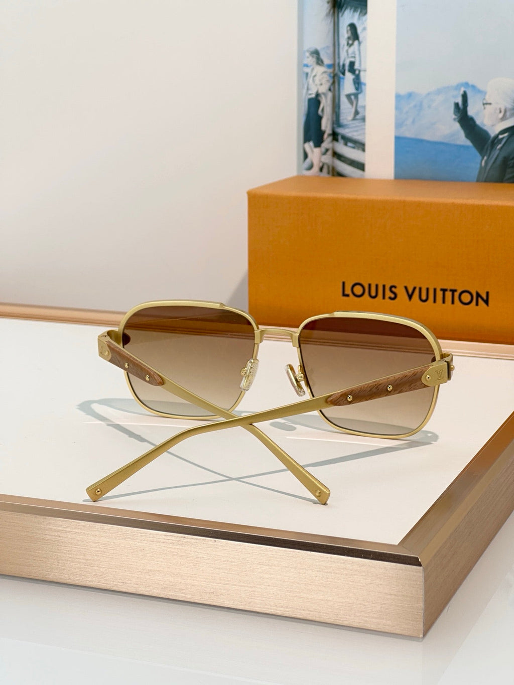 Louis Vuitton Z3247U LV Trunk Square Sunglasses ✨