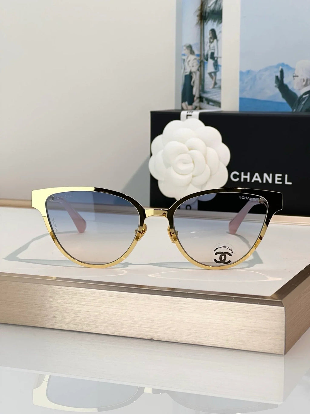 CHANEL 9587 Cat Eye Sunglasses Chanel Eyewear  🖤