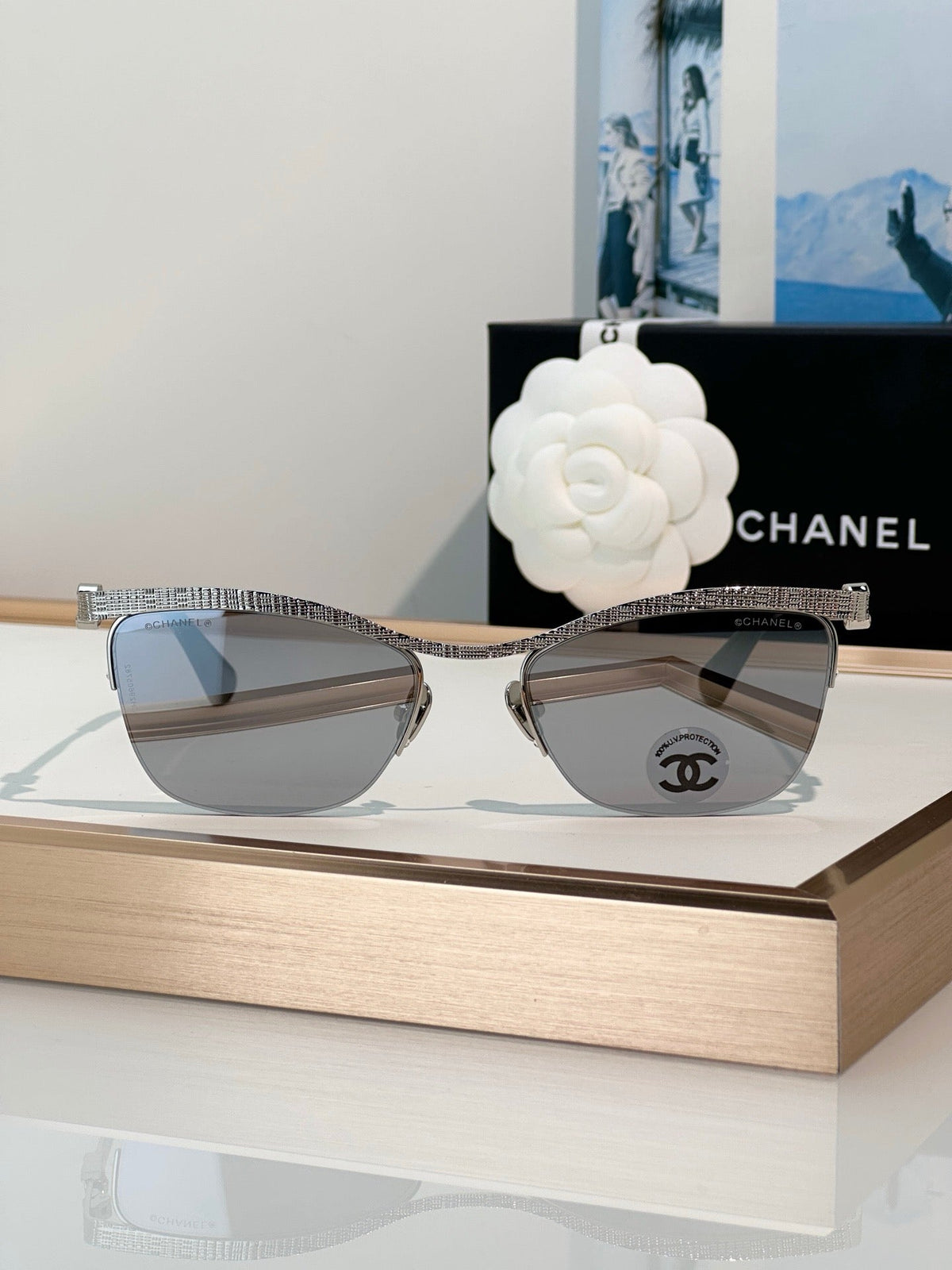 CHANEL Cat Eye 4302 C450/6H SUNGLASSES🖤