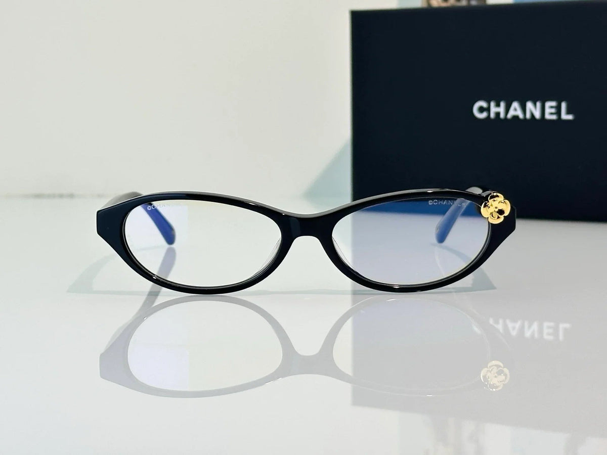 CHANEL 3099 Eyeglasses Camellia CC logo cateye frame Eyewear  🖤